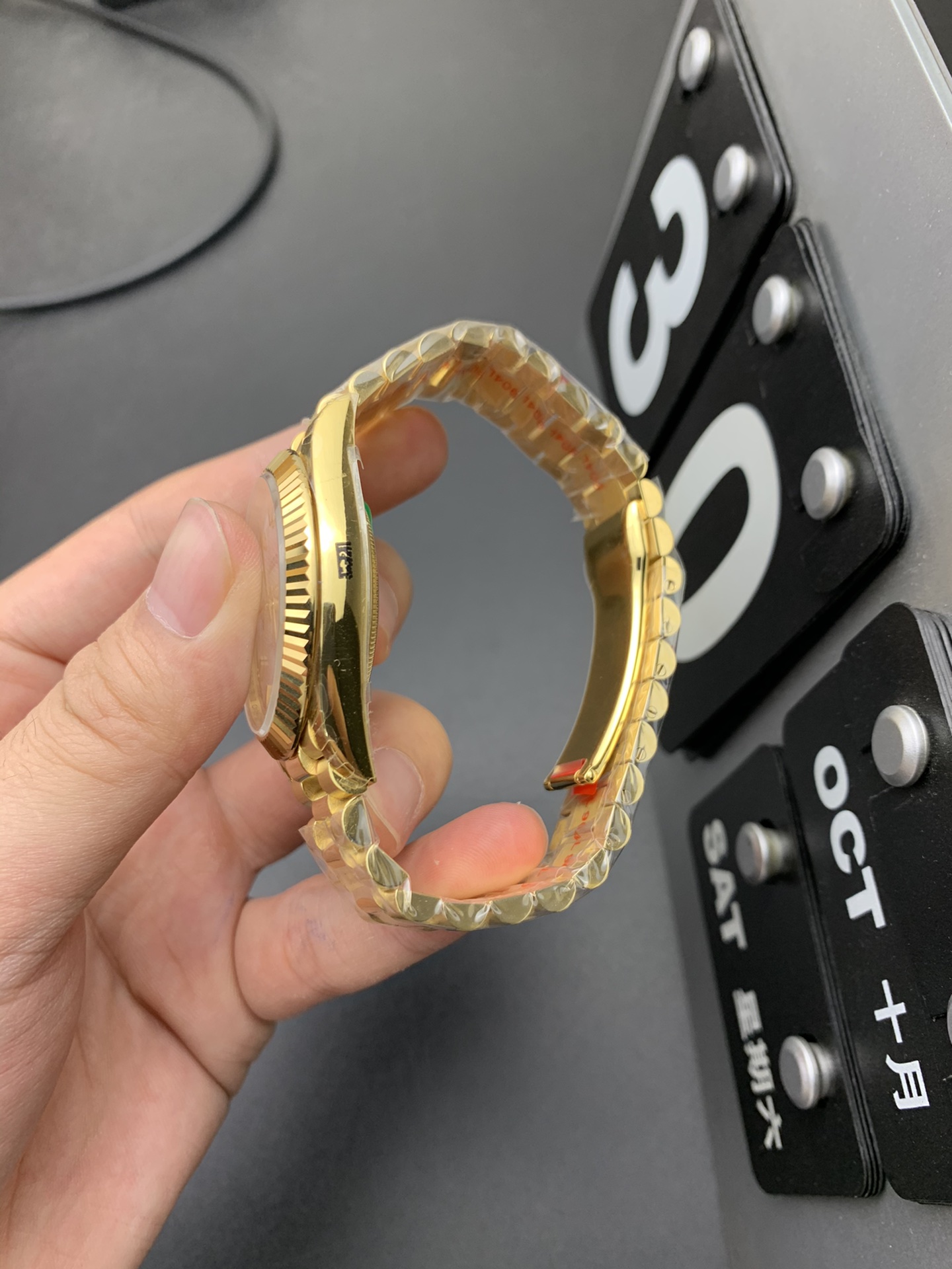 全金复古商务全自动机械复刻腕表