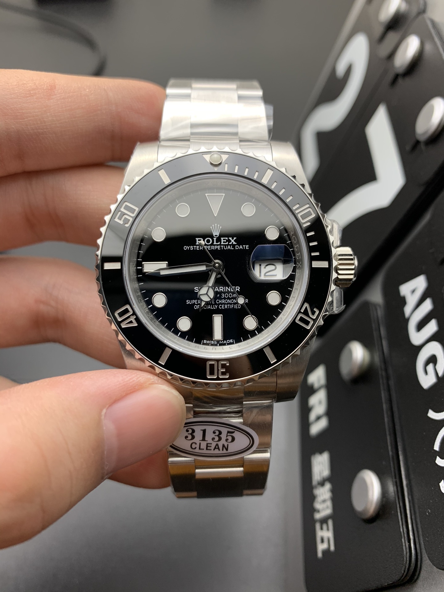 Clean厂复刻劳力士潜航者黑水鬼机械腕表