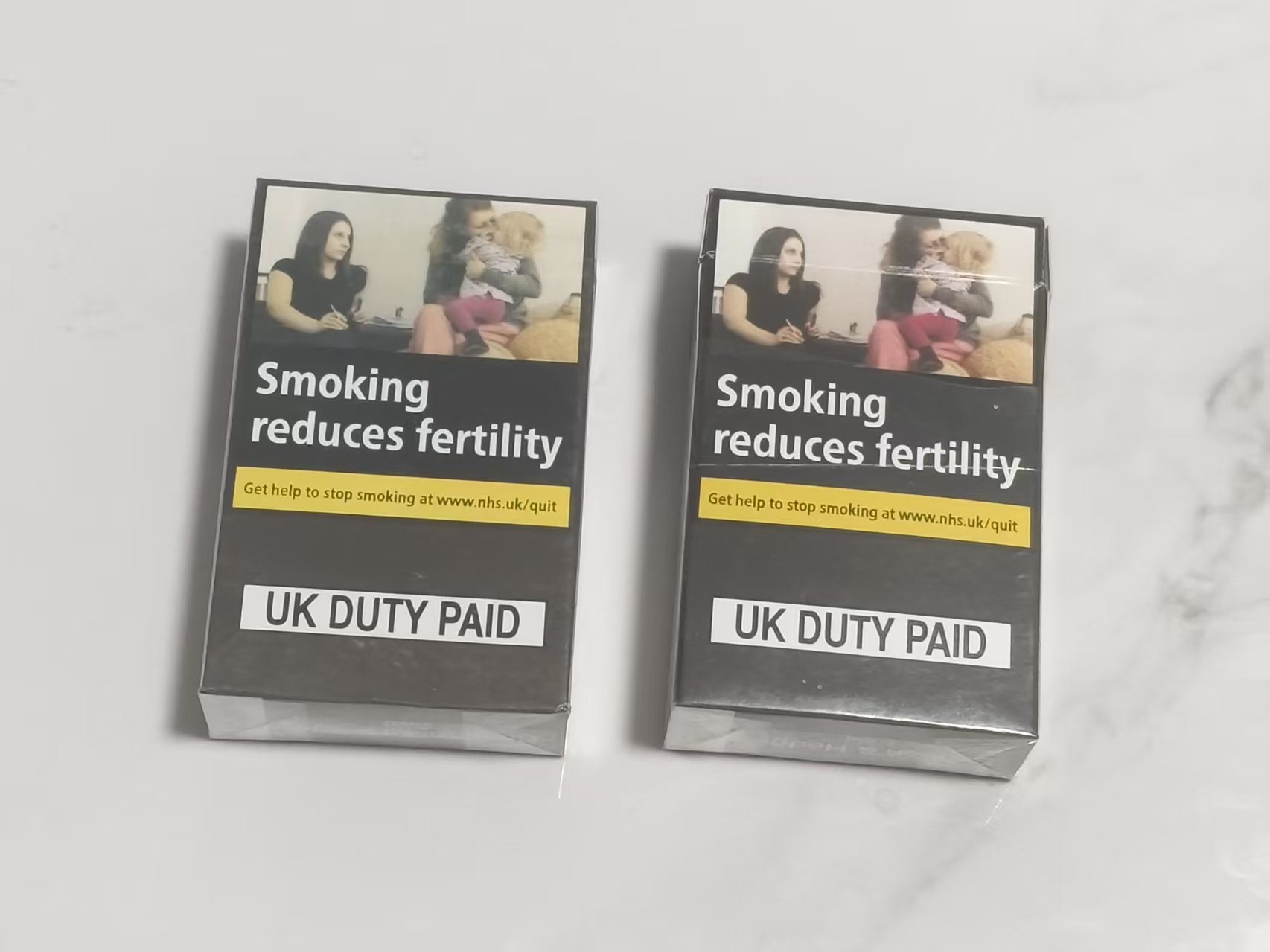 英国完税健康警示款卷烟